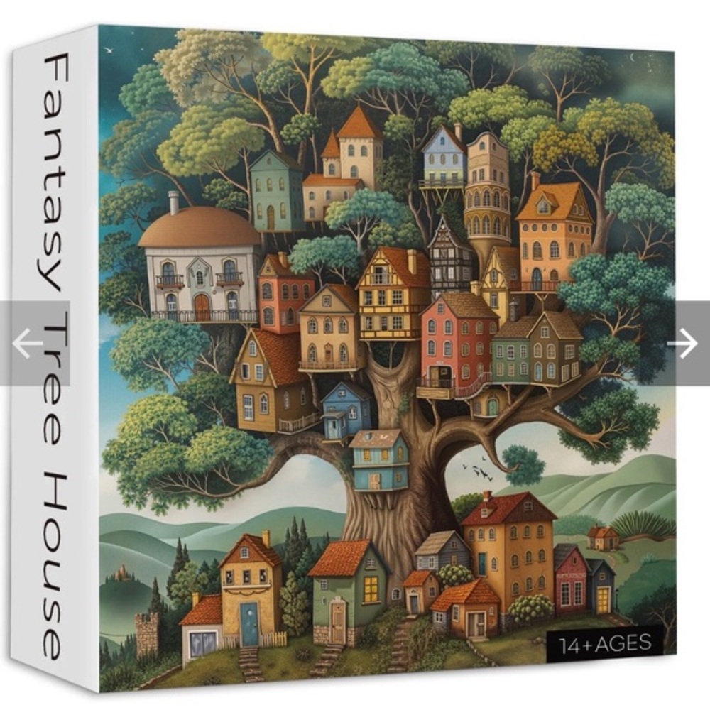 Fantasy Tree House Puzzles for Adults 1000 Pieces